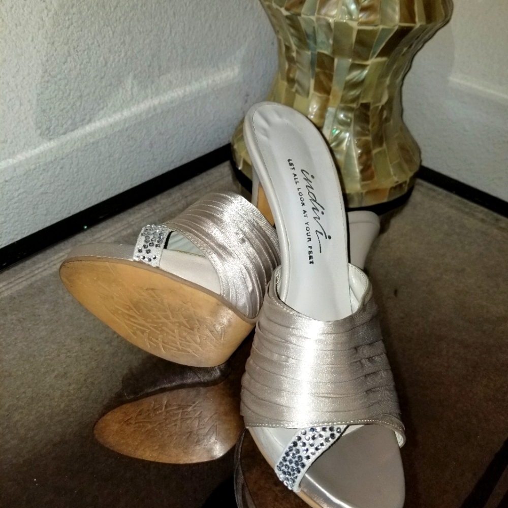 Pearl White Slip Stilettos